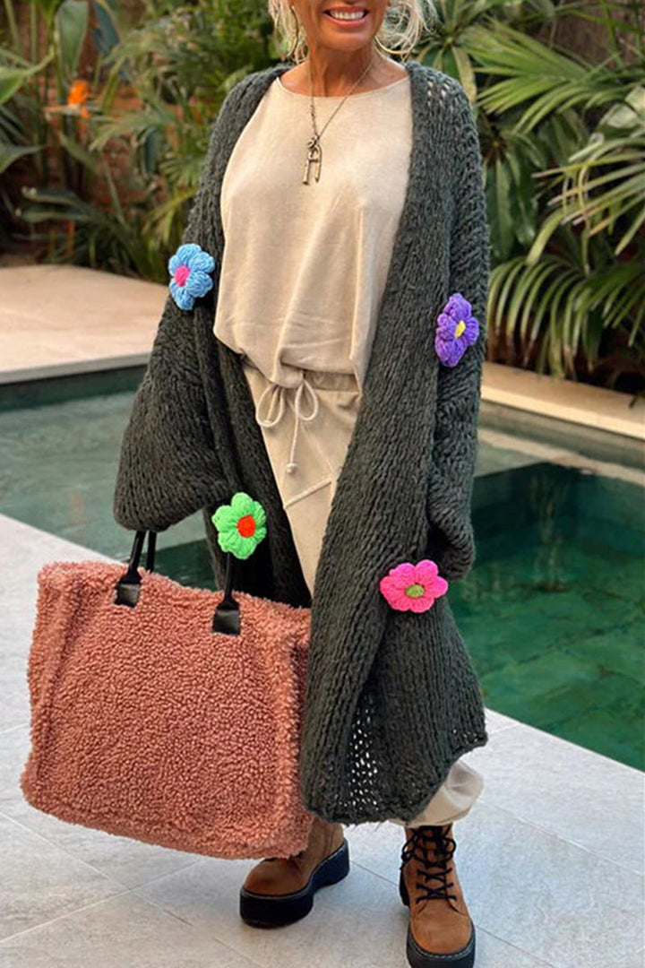 Stilla | Elegant og Enkel Cardigan Med Påsyet Krave Til Damer