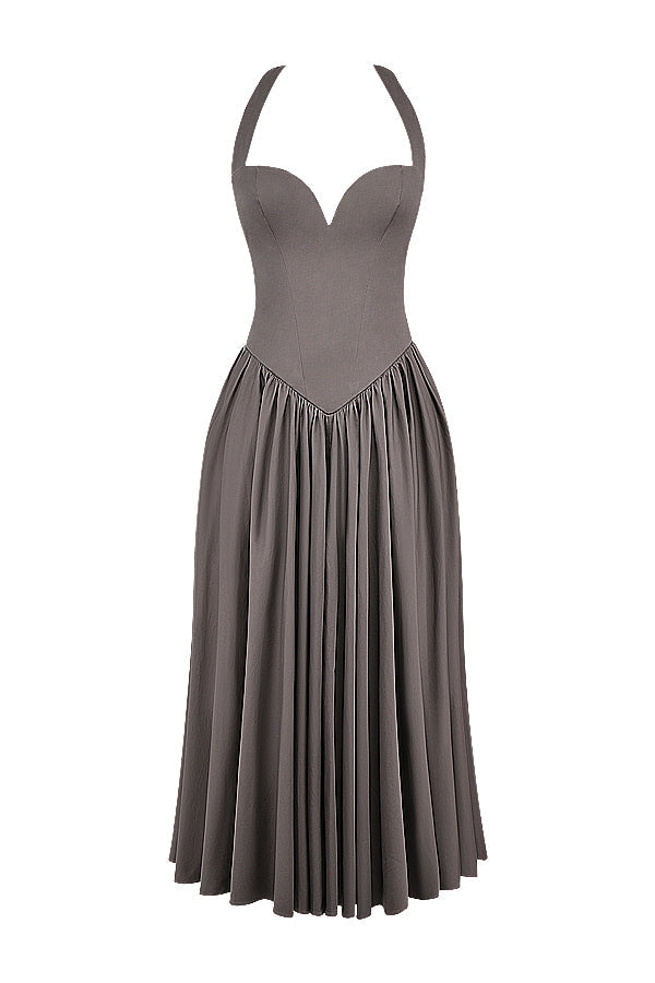 Stilla | Halter Midikjole