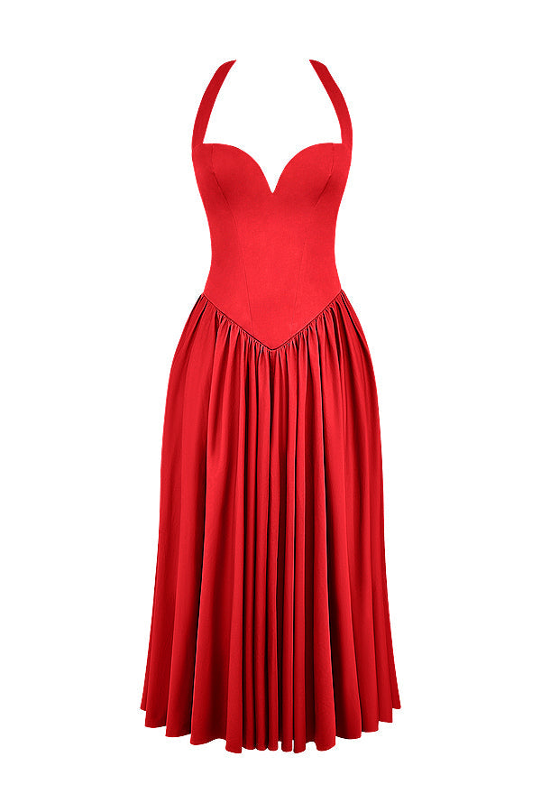 Stilla | Halter Midikjole