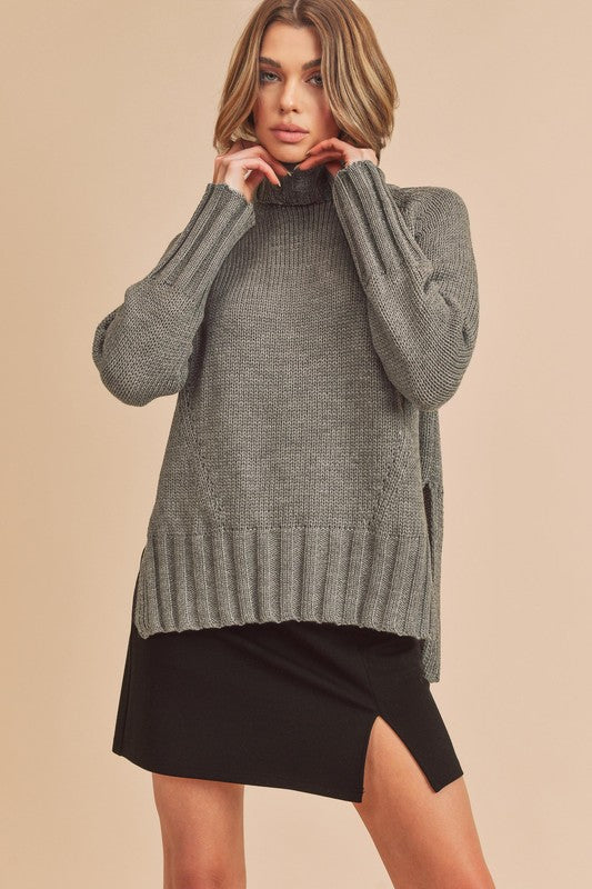 Stilla | Varm Pullover Med Finstrik