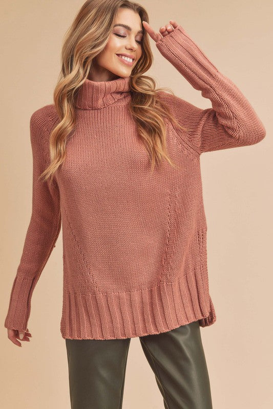 Stilla | Varm Pullover Med Finstrik