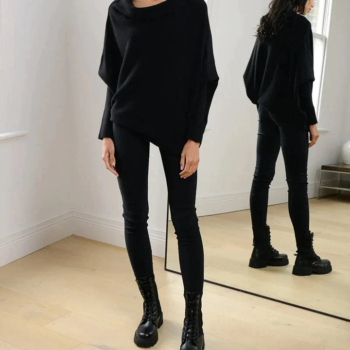 Stilla | Asymmetrisk draperet sweater