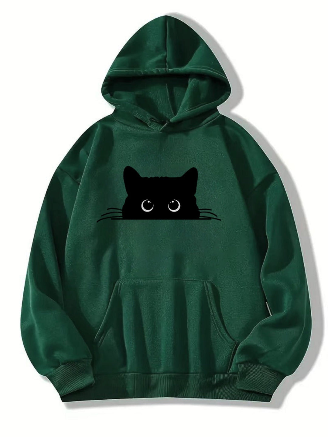 Stilla | Hoodie Med Kattemotiv Til Damer, Perfekt Til Afslappede Dage