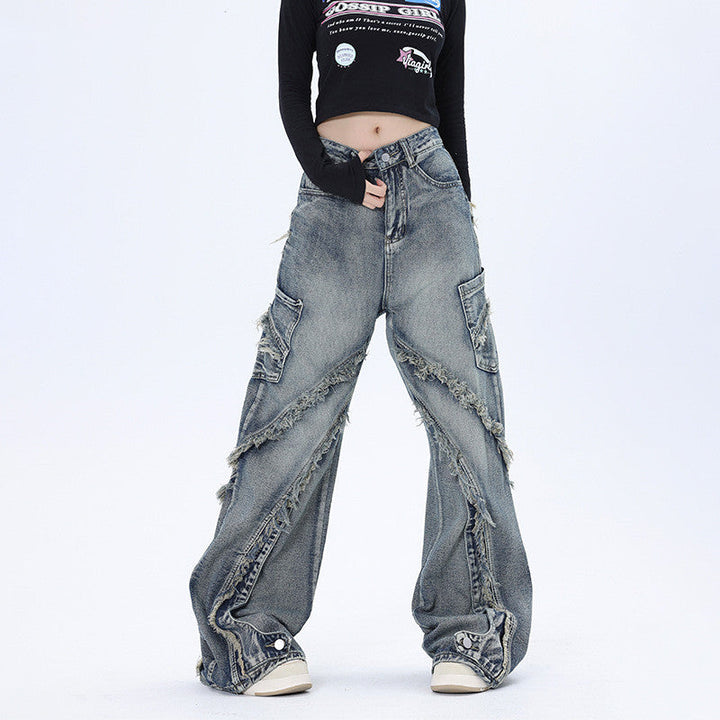 Stilla | Rippede Løse Jeans