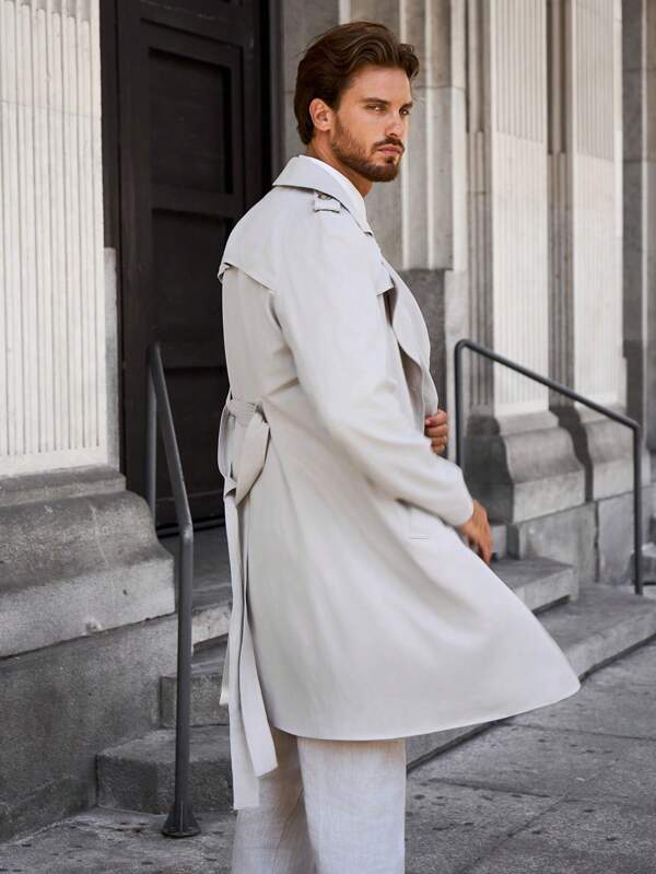 Stilla | Trendy Trenchcoat til Mænd