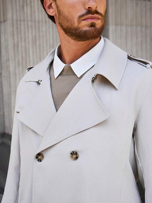 Stilla | Trendy Trenchcoat til Mænd