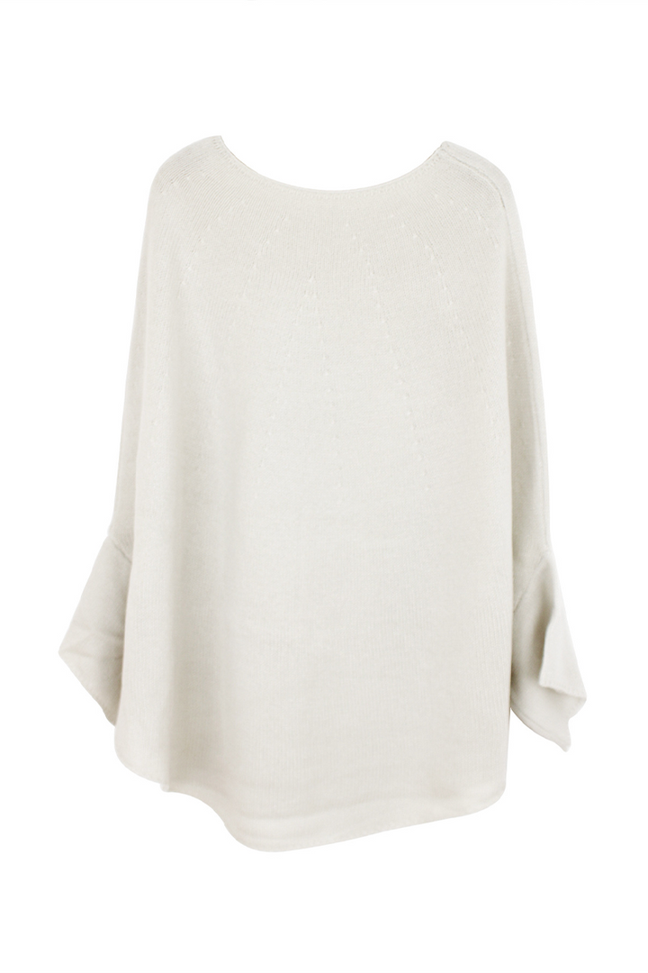 Stilla | Enkelt Ensfarvet Rundhalset Sweater Til Dagligt Brug.