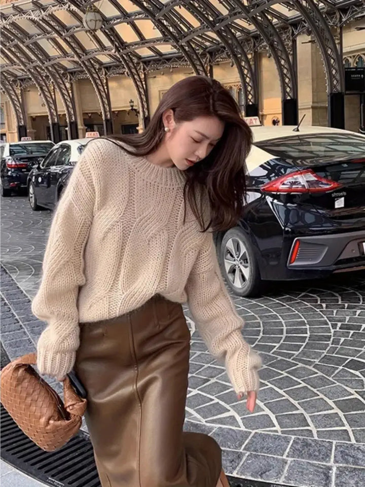 Stilla | Pullover Af Tykt Strik