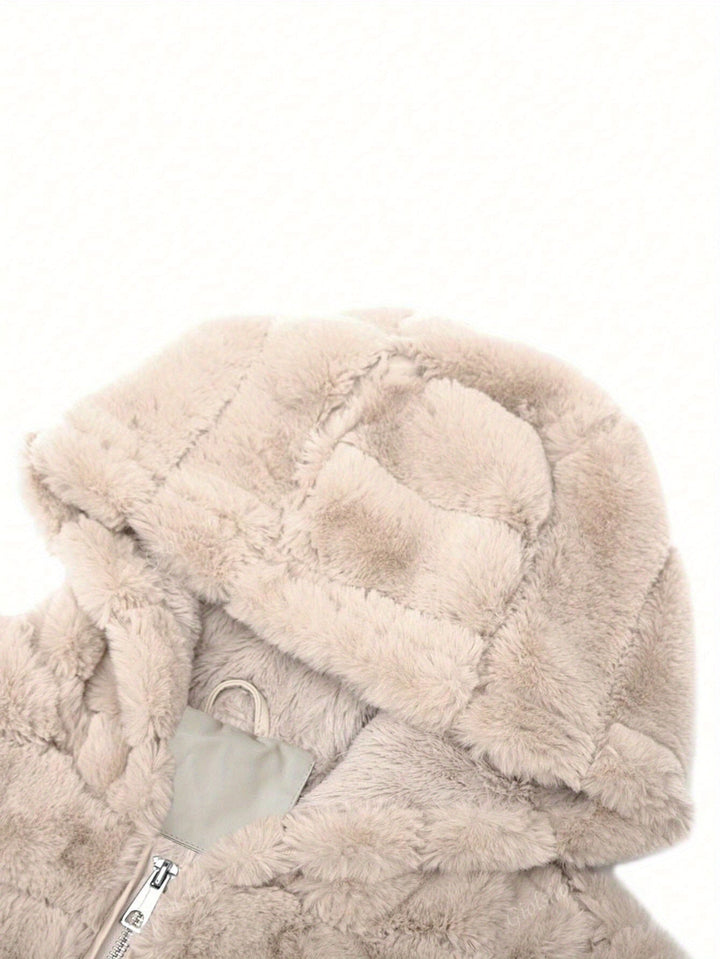 Stilla | Stilfuld beige damefleecejakke