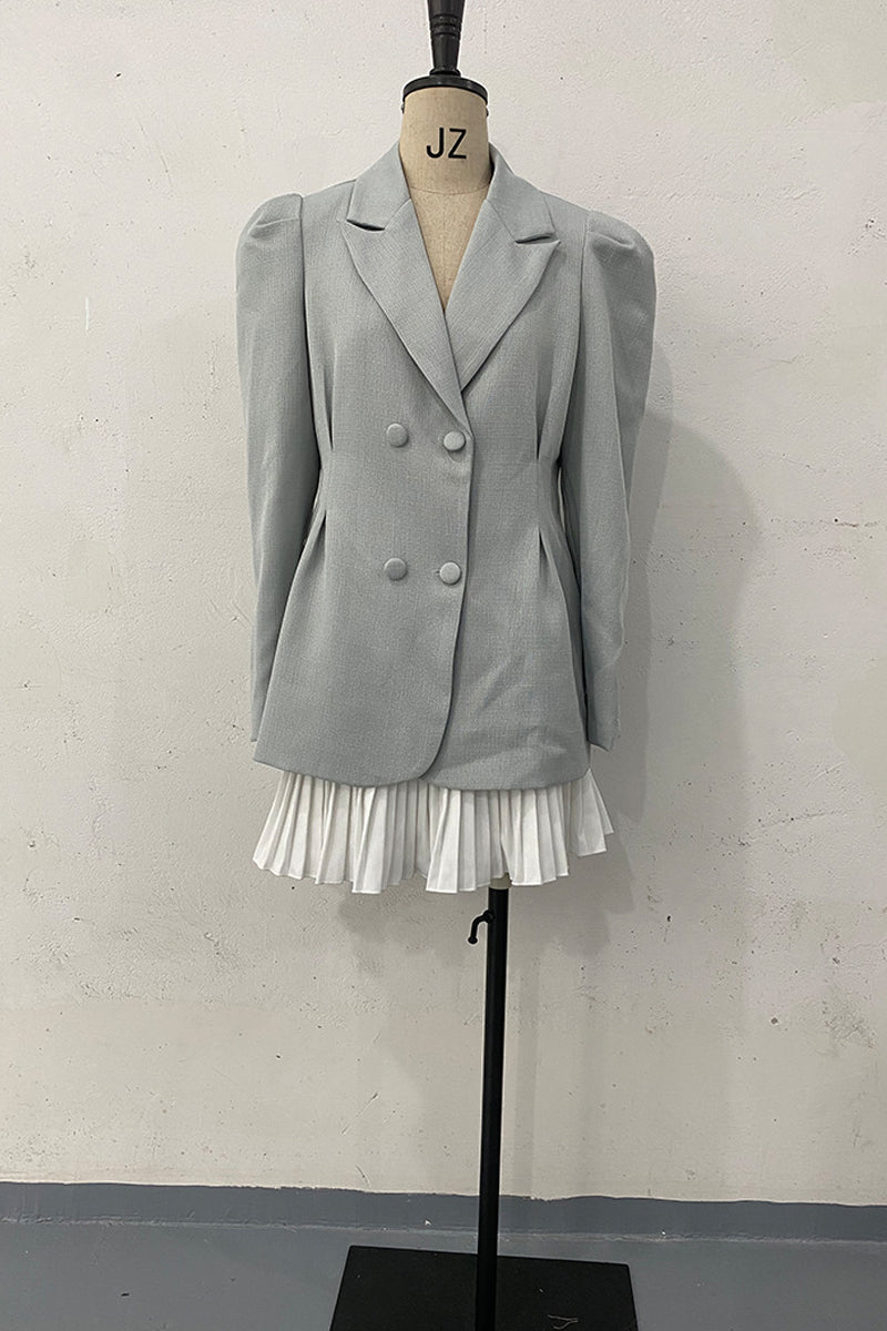 Stilla | Casual knapper, vendekrave, lange ærmer, to dele