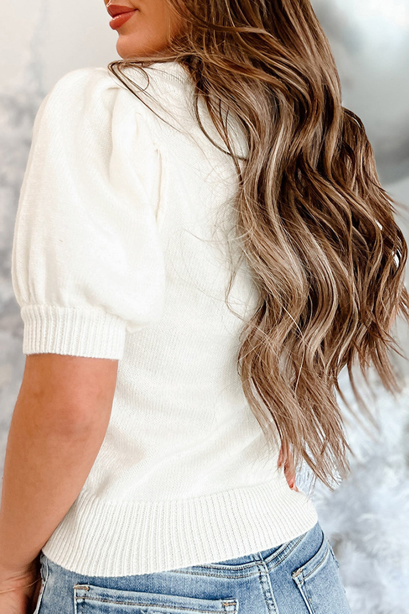 Stilla | Casual Juletræ Pailletter Patchwork Halv Turtleneck Pullover