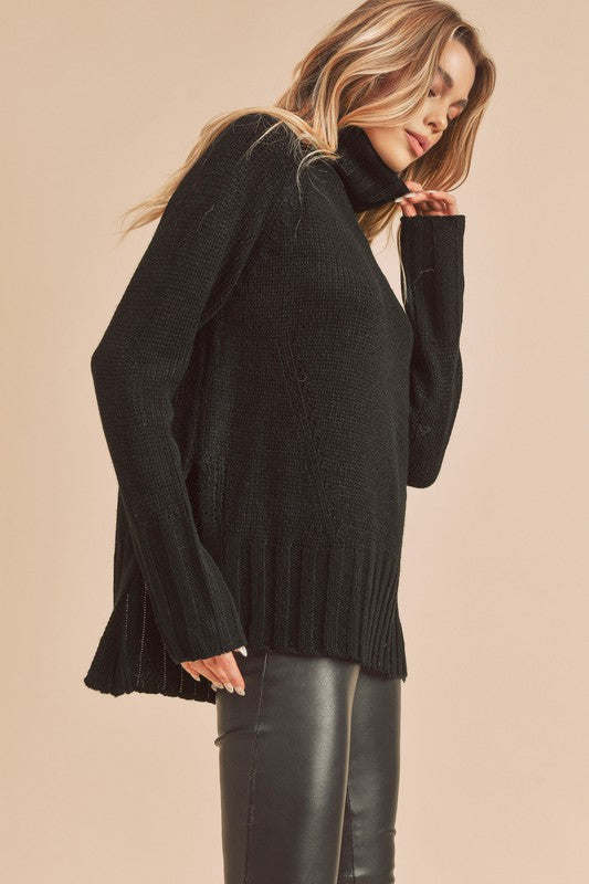 Stilla | Varm Pullover Med Finstrik