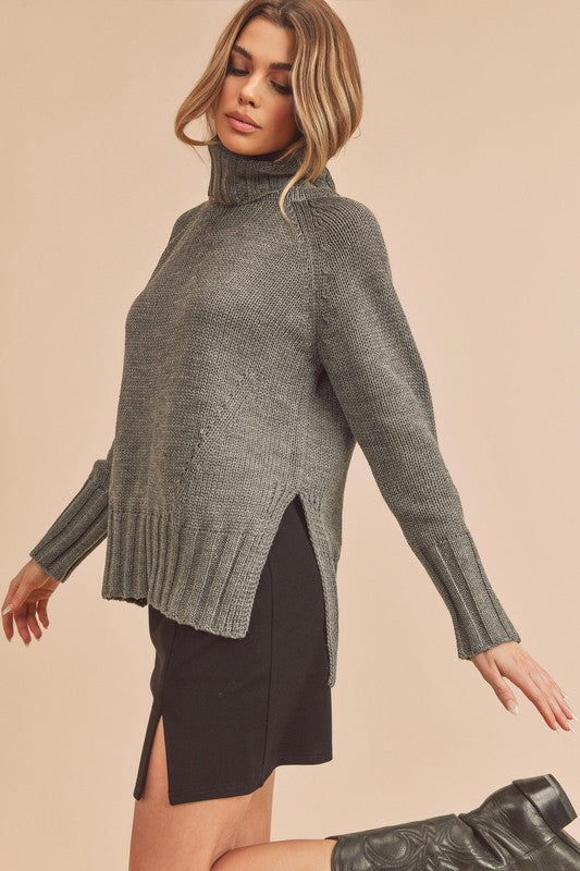 Stilla | Varm Pullover Med Finstrik