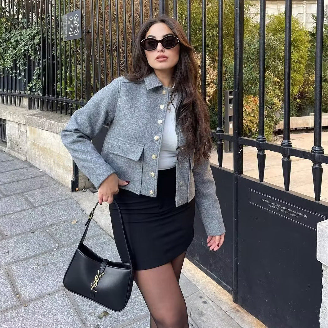Stilla | Kurze Tweedjacke Für Damen