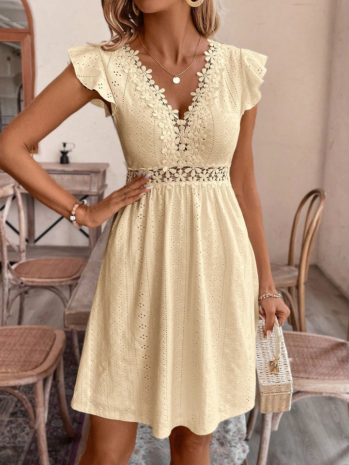 Stilla | V-Hals Blonde Sommerkjole