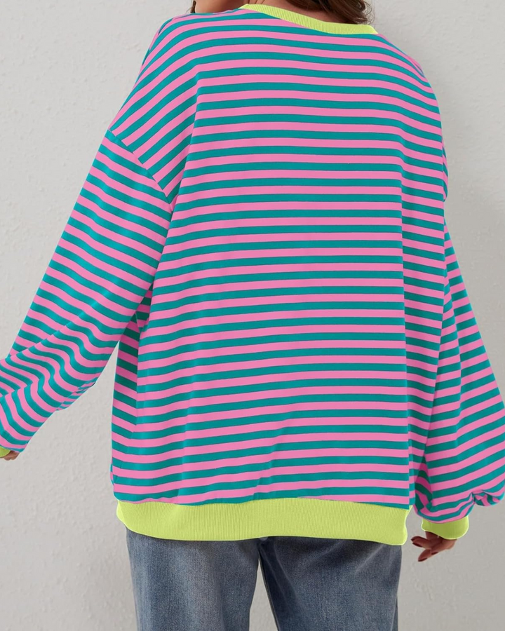 Stilla | Størrelse Stribet Pullover