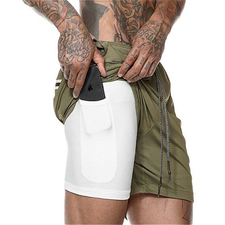 Herrer Sport Shorts med integreret lomme-design Stilla