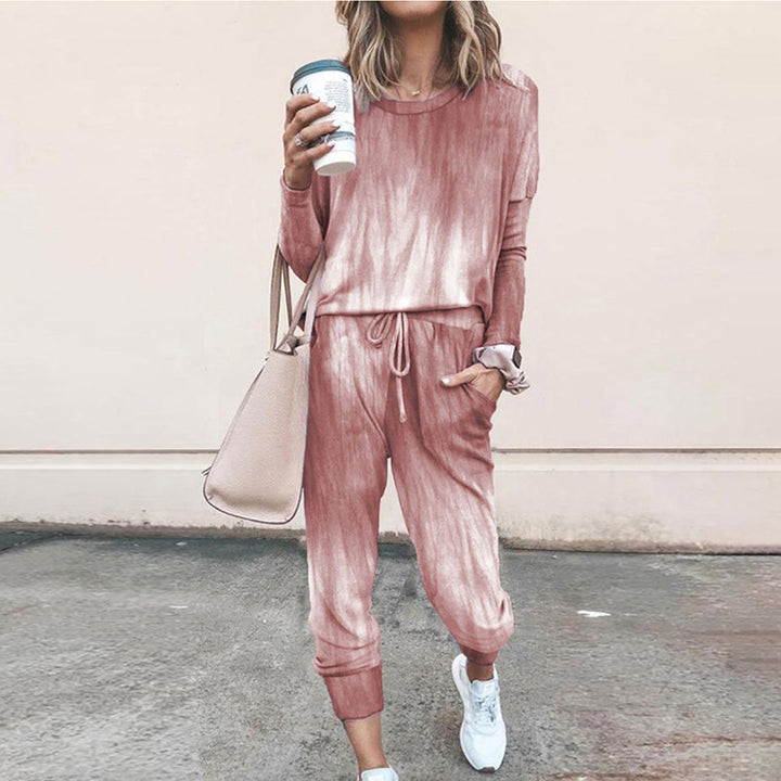 Dame fritids-loungewear sæt med blomstermønster Stilla