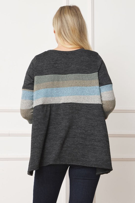 Stilla | Stribe Panel a Line Tunika