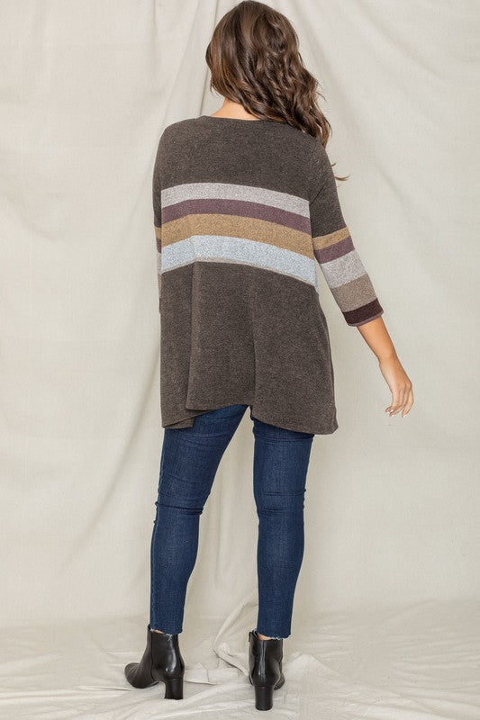 Stilla | Stribe Panel a Line Tunika
