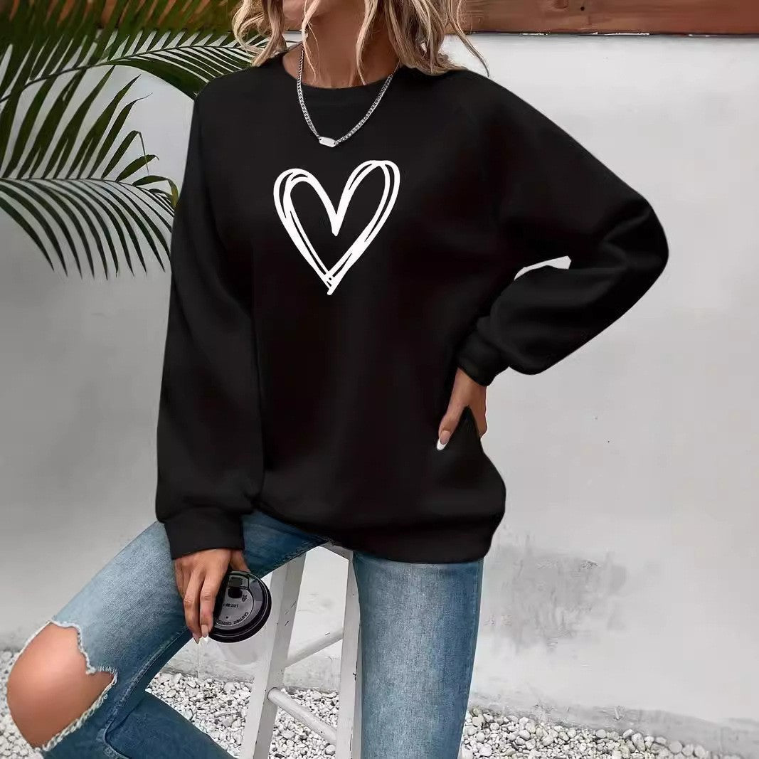 Stilla | Print Rundhals-Langærmet Sweatshirt