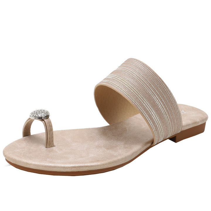 Dame elegante sandaler med strass-applikation Stilla