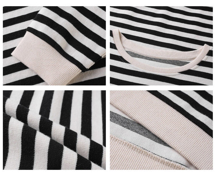 Stilla | Bluse Lange Ærmer Stribet Retro