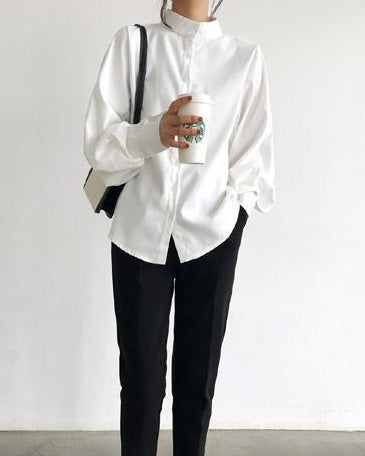 Stilla | Puffærmede Bluse Aria