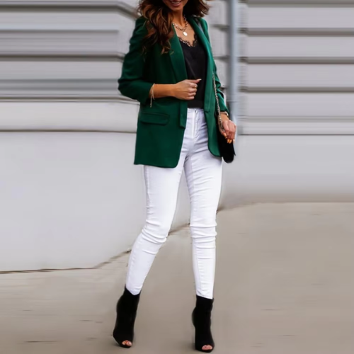 Stilla | Moderigtig Dame Blazer Med Lange Ærmer