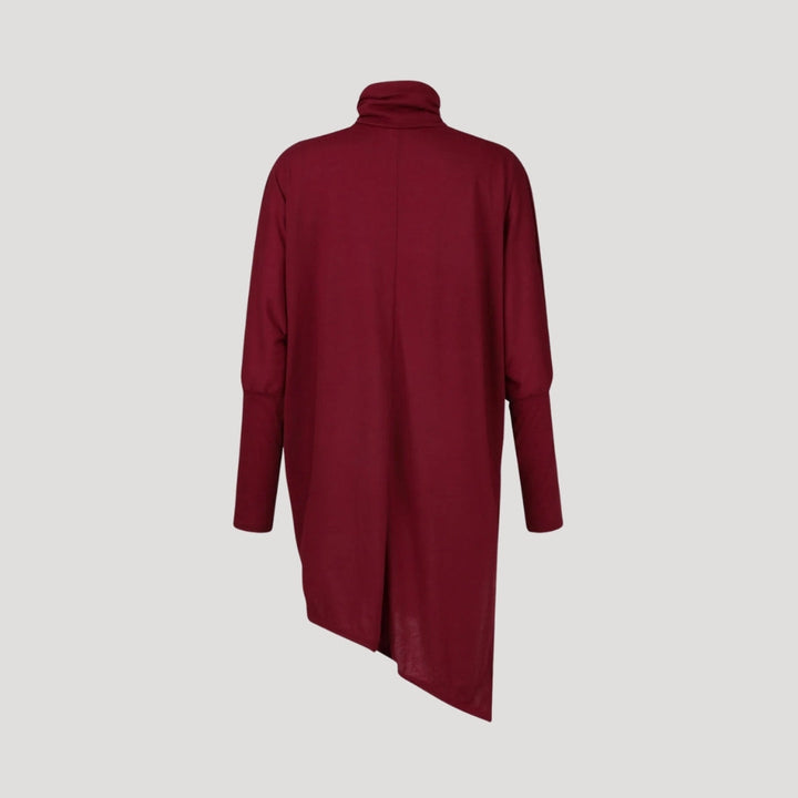 Stilla | Elegant Asymmetrisk Høj Hals Tunika