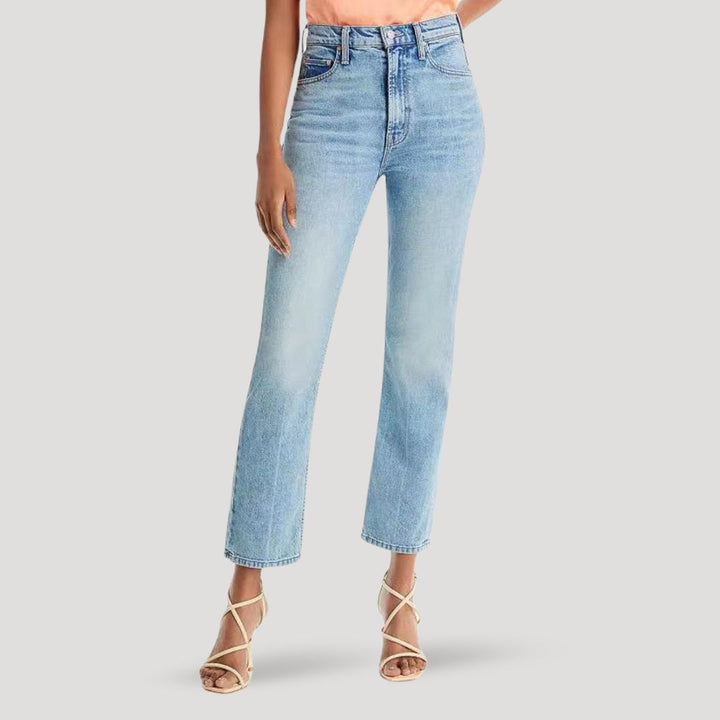 Stilla | Højtalje Lige Ben Jeans