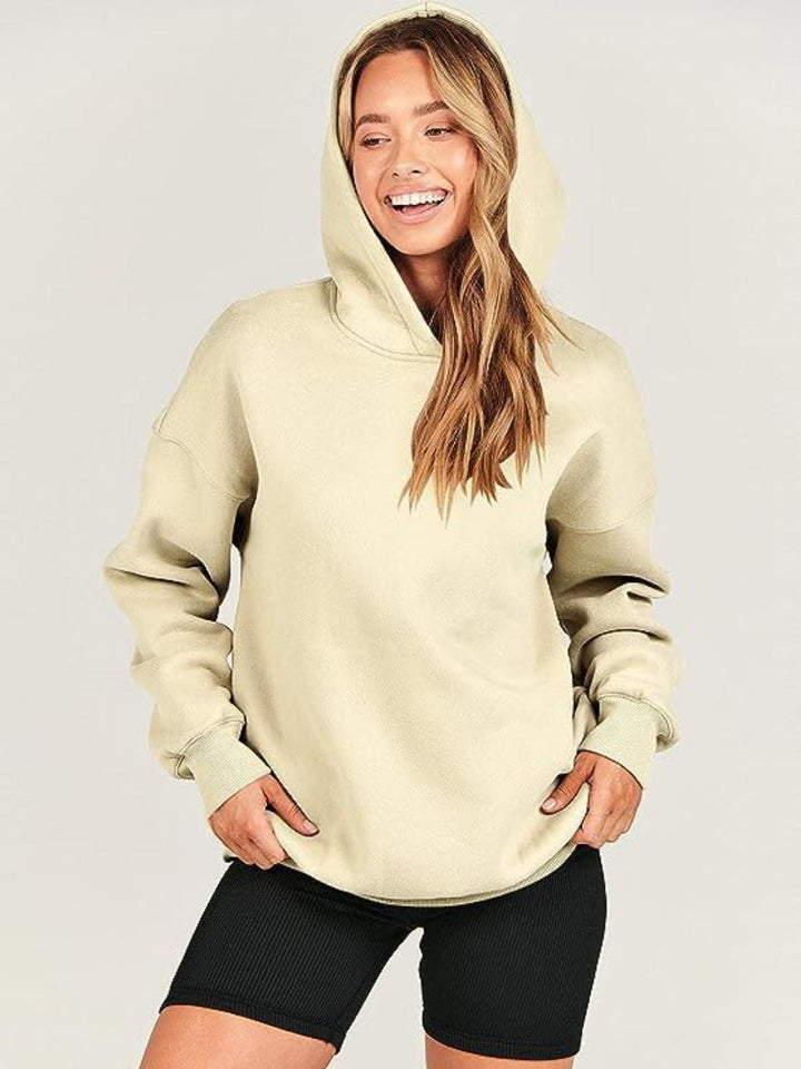 Stilla | Sweatshirt med lange ærmer og faldende skuldre