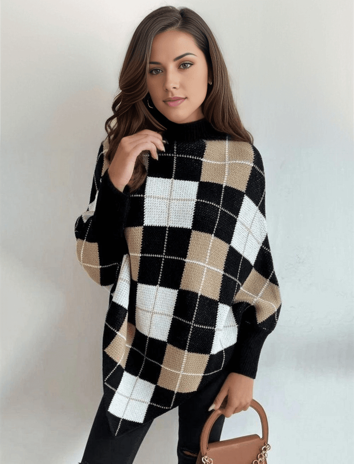 Stilla | Elegant Pullover Med Geometrisk Tryk