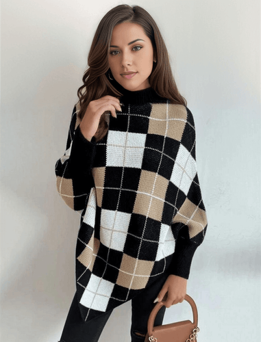 Stilla | Elegant Bluse Med Geometrisk Print