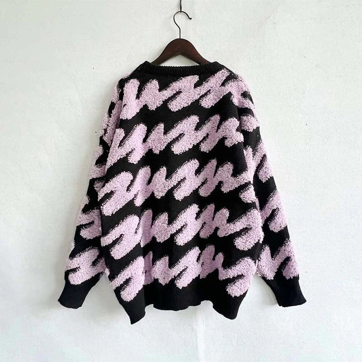 Stilla | Casual, Løs Skåret Strikpullover Til Kvinder