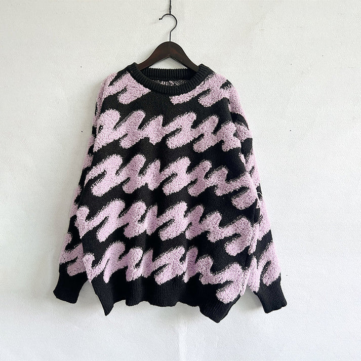Stilla | Casual, Løs Skåret Strikpullover Til Kvinder