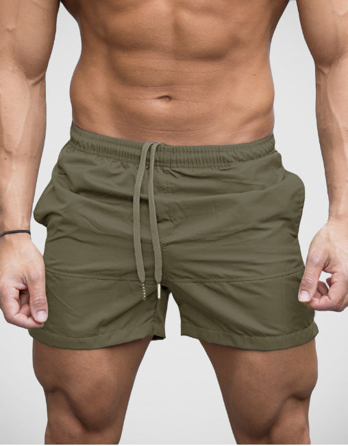 Herre badshorts med elastisk talje og snøre Skovae