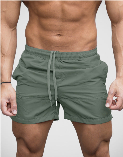 Herre badshorts med elastisk talje og snøre Skovae