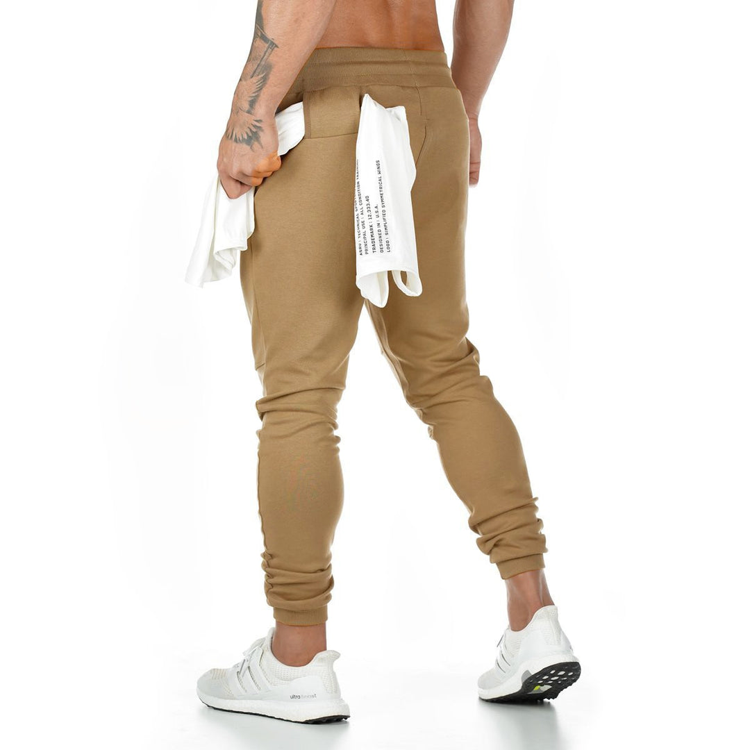 Herrer Sporty Joggingbukser med funktionelt design og elastisk talje Stilla