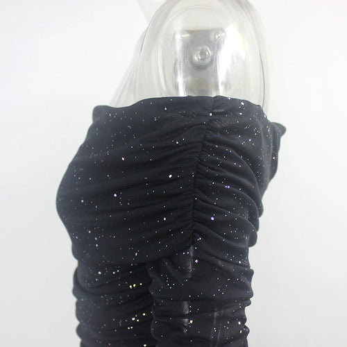 Stilla | Off Shoulder Bodycon Sexy Mini Kjole