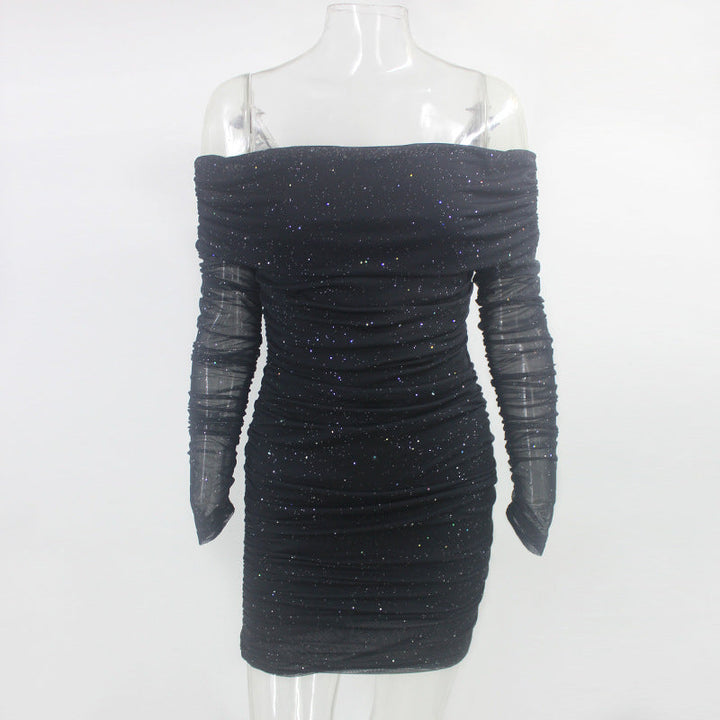 Stilla | Off Shoulder Bodycon Sexy Mini Kjole