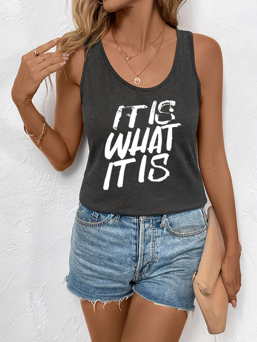 Stilla | Tank Top It Is What It. Sommer, Afslappet Top Uden Ærmer
