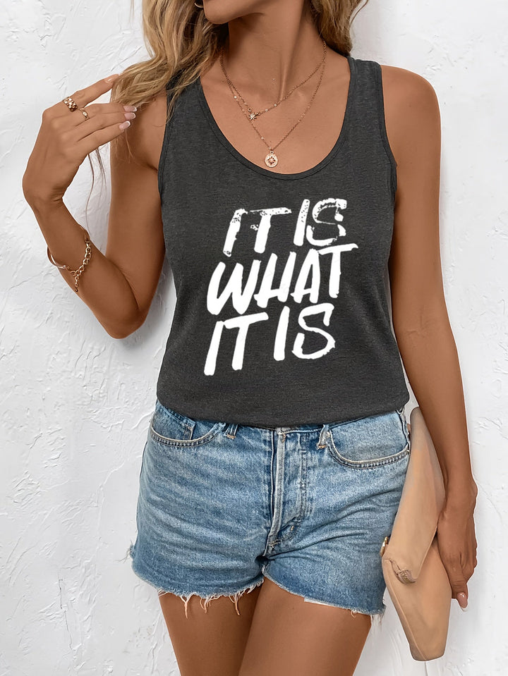 Stilla | Tank Top It Is What It. Sommer, Afslappet Top Uden Ærmer
