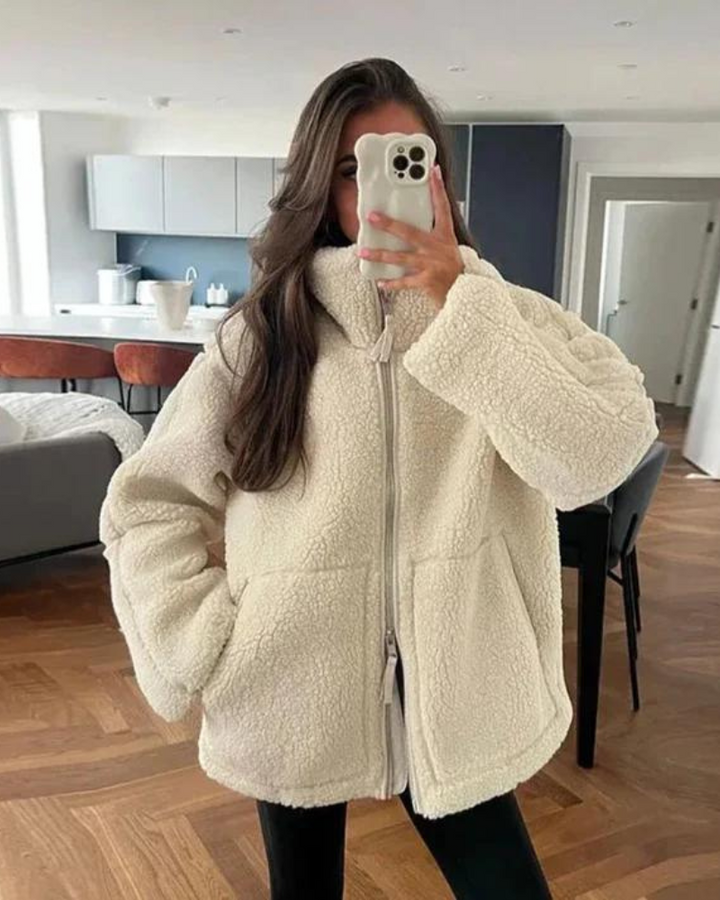 Stilla | Sød og Elegant Teddy Cardigan Til Damer