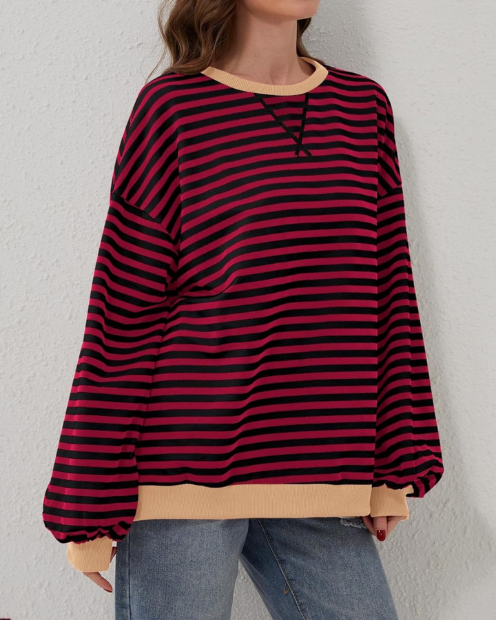 Stilla | Størrelse Stribet Pullover