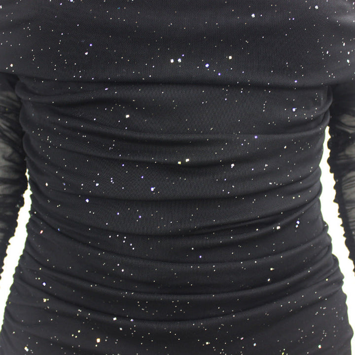 Stilla | Off Shoulder Bodycon Sexy Mini Kjole