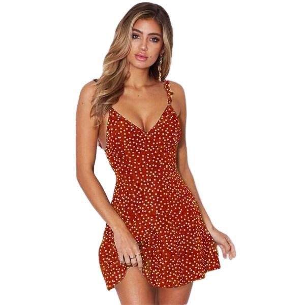 Femme Polka Dot Mini Kjole Stilla