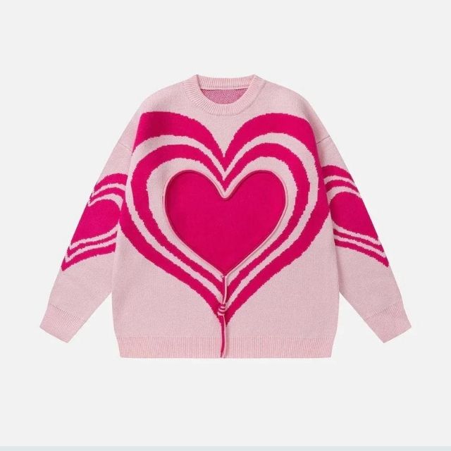 Stilla | Pullover med dristig hjerteudskæring