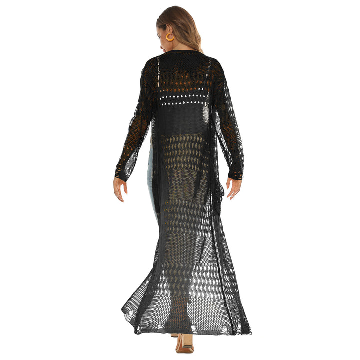 Dame Let Lang Strik Duster Cardigan Stilla