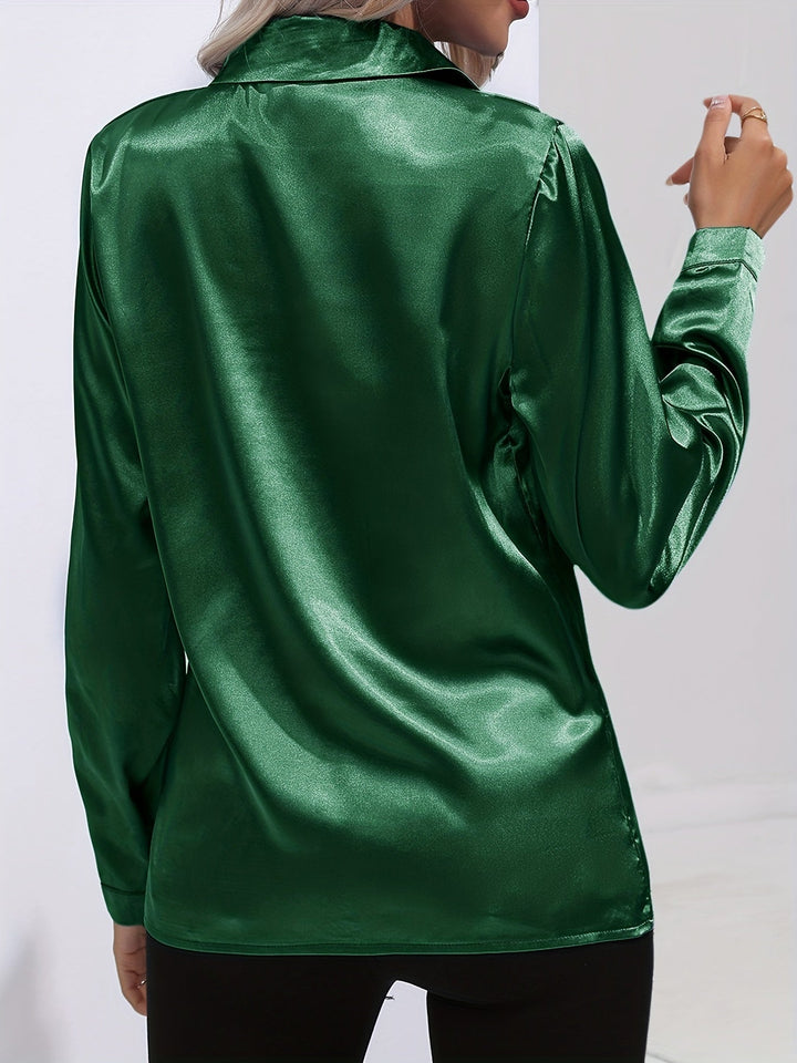 Stilla | Elegante Satin Bluse